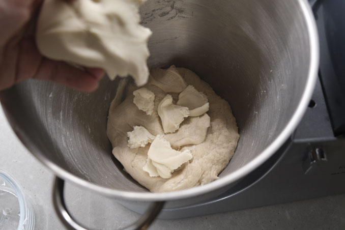 Prepare Pizza with Sourdough kneading