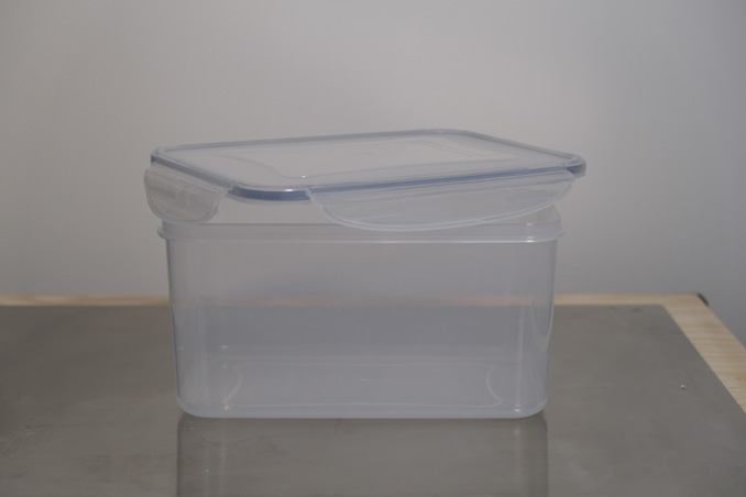 Neapolitan Pizza dough rising container - small