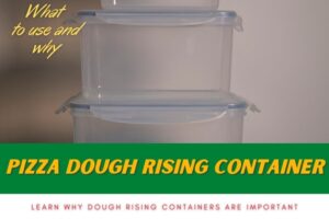 Pizza dough rising container - Article title