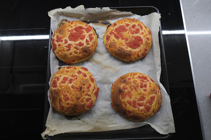 Italian Mini PIzza Bites - Pizzette first cooking