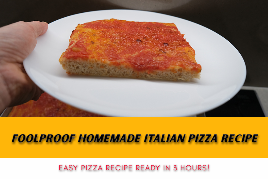 Foolproof homemade pizza recipe